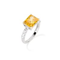 Ring Amen Woman in Silver Zirconia RCK1REBGIZ-16 - RCK1REBGIZ-16